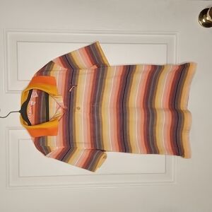 𝅺PUMA Dry Cell Striped Polo Size S